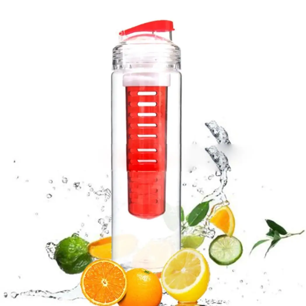 

Fruit Infused Water Bottles Leak Proof Plastic Water Bottles 700ML for Outdoor