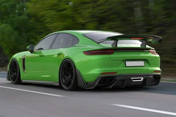 

Car-styling For Porsche 2017 On Panamera 971 G2 SD Style Carbon Fiber Rear Spoiler Glossy Finish Trunk Splitter GT Wing Lip Trim