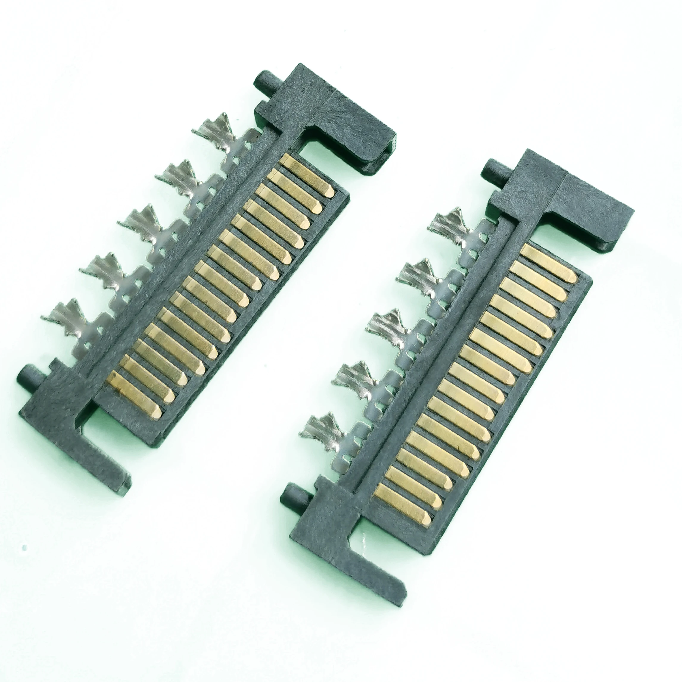 Паяльная штепсельная вилка SATA разъем для ПК компьютера 10 шт./Лот 15pin