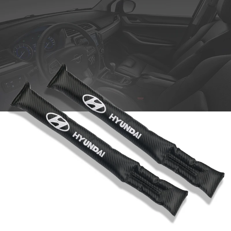 

Carbon Fiber Leakproof Protective Seat Gap Car Cover Pad for Solaris ix35 i20 i30 i40 HYUNDAI Tucson CRETA Santa fe