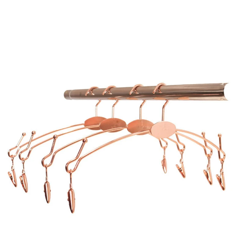 

15Pcs Quality Metal Non-slip Hanger Underwear Bra Clothespin Panties Clips Clothes Drying Racks Dress Closet Hangers Organizer