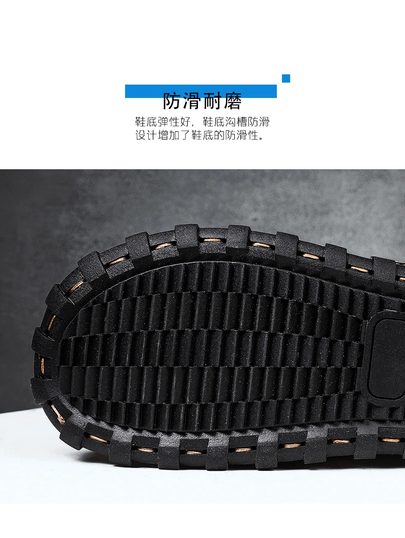 sandalias de cuero para homem sandalet homme