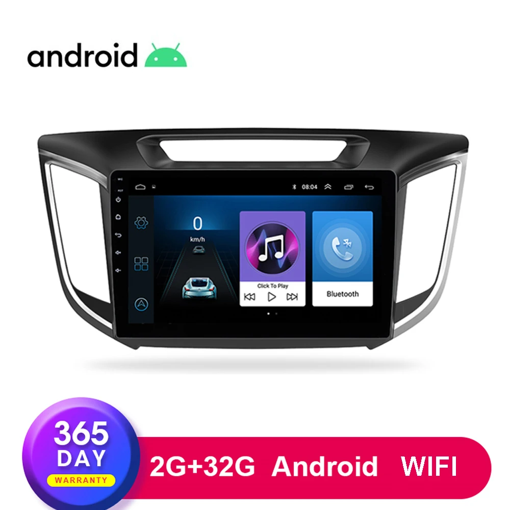 Автомагнитола 2 Din на Android 9 1 мультимедийный видеоплеер с GPS навигацией для Hyundai Creta