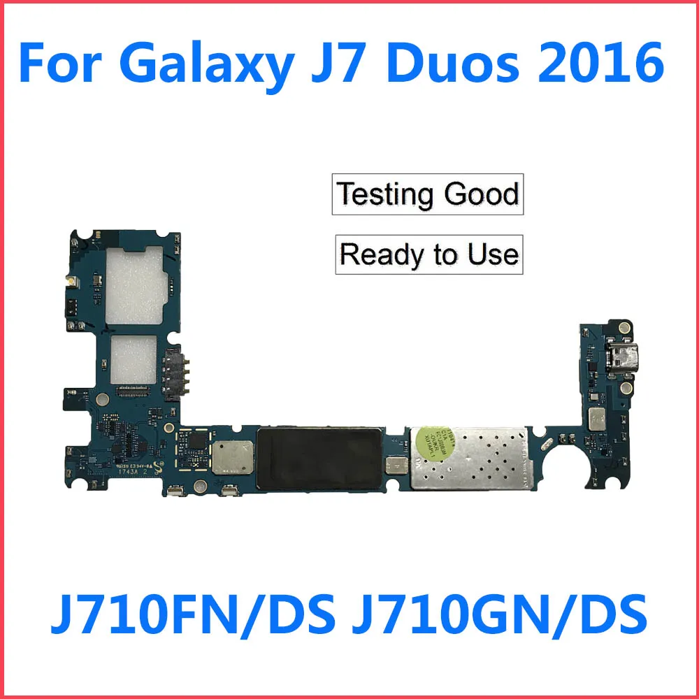 Оригинальная разблокированная материнская плата J7 Duos 2016 логическая 2SIM для Samsung