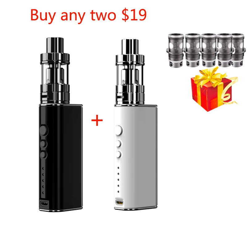 Ceny Parownik do elektronicznego papierosa 2100 Pen mAh Vaptio P1 PALO zestaw z 50W wbudowana bateria 2.0ml atomizer kompatybilny z 510 gwintowany zbiornik