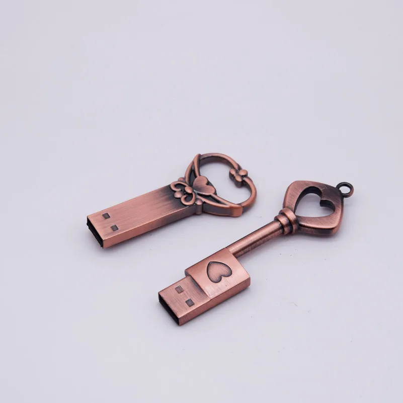 Chinese Style Sweat-Heart Pendrive Key USB Flash Drive 2.0 U Stick 128mb 32gb 16gb 8gb 4gb Memory Disk Wedding/photography Gifts |