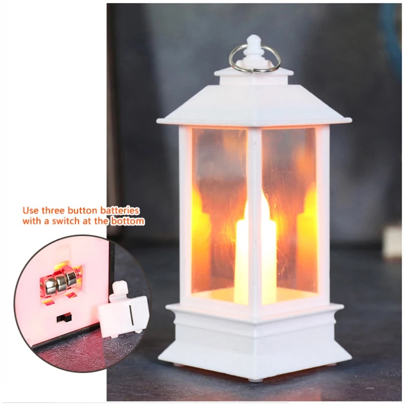 Halloween LED Candles Light Castle Hanging Lantern For Holiday Party Decor Christmas New Year Decoration Simulation Candle | Дом и сад