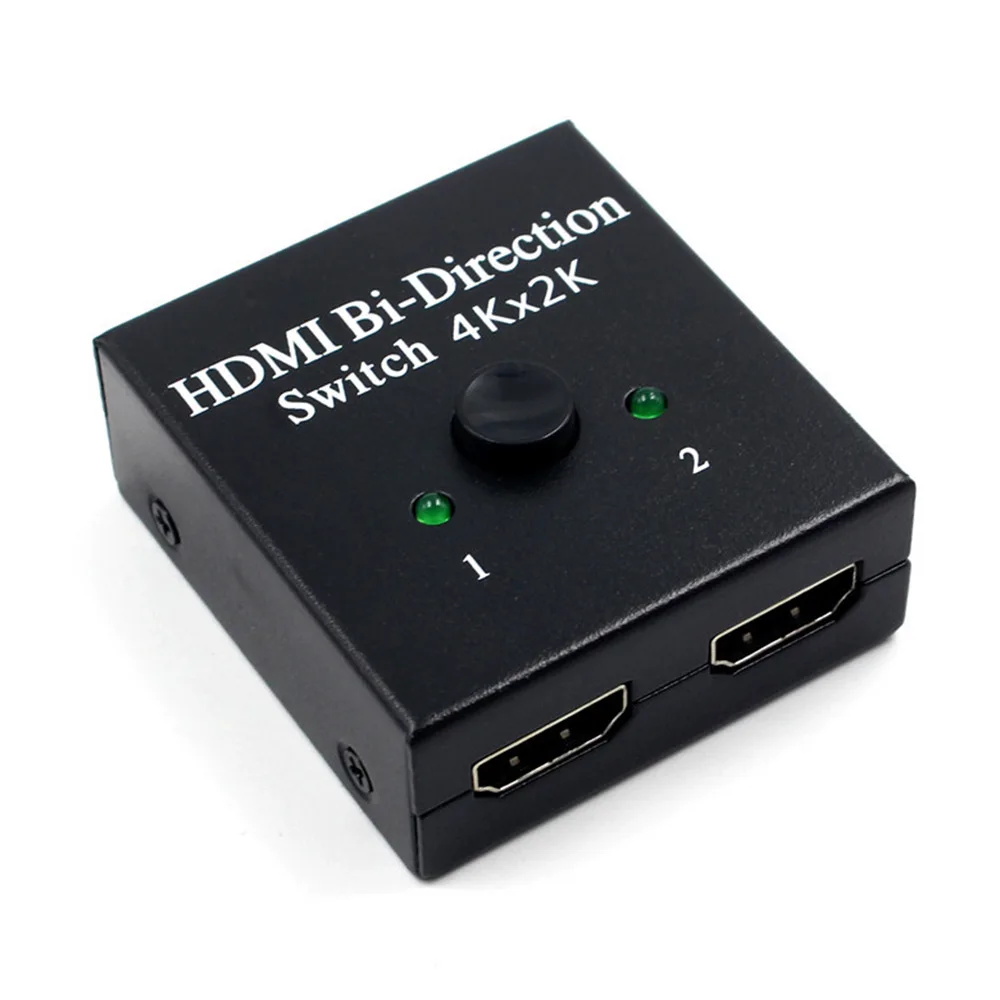 

HDMI Switch Bi-Direction 4K 2 Ports HDMI Switcher 2 to 1/1 to 2 HD 4K 3D 1080P for PS4 Xbox Fire Stick Roku