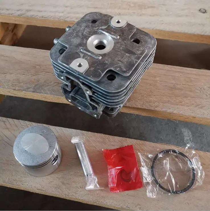 TJ53 цилиндр комплект 44 мм для KAWASAKI TJ53E KBL53A KBH53 и более STRIMMER воздуходувки кусторезы поршневые кольца зажимы булавки в сборе