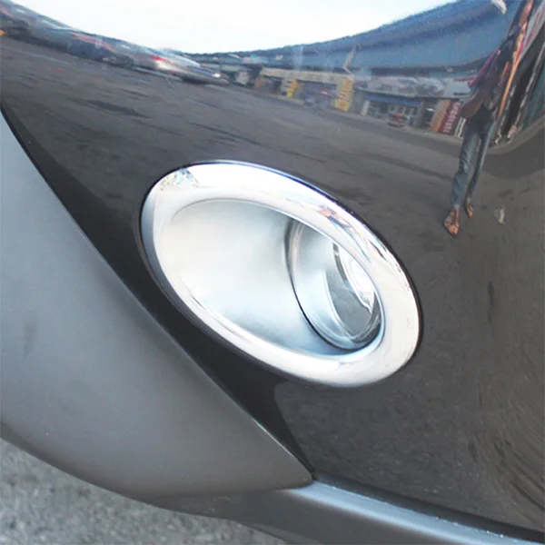 Для Nissan X-Trail T31 2011 2012 2013 хромированная передняя противотуманная фара Крышка лампы Отделка противотуманной фары литьевая гарнитура рамка декоративная защита