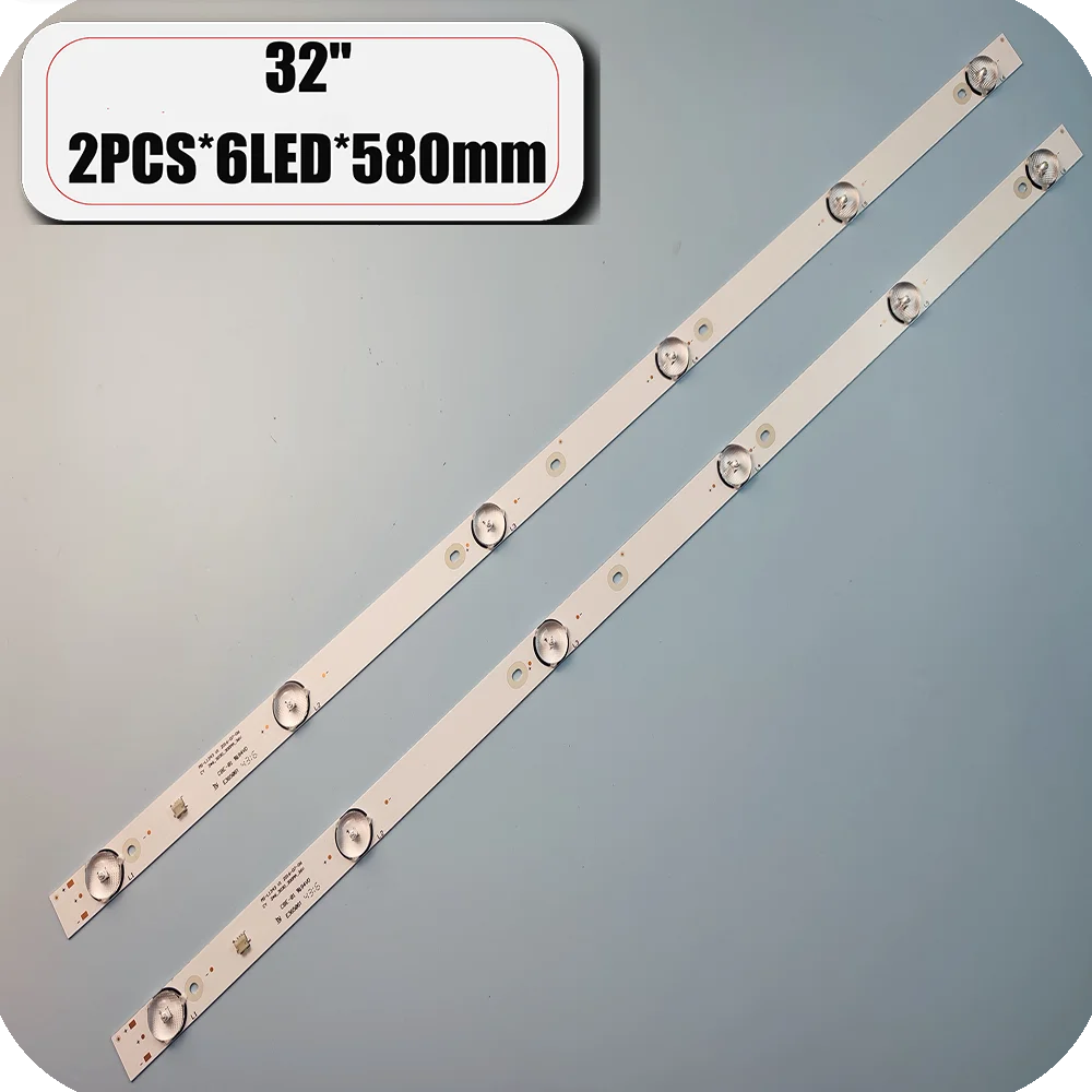 Светодиодная лента для подсветки 6 ламп телевизора 32LEA17T2G HV320whb-N8D D00 JL.D32061330-081AS-M