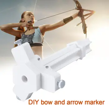 

Durable Adjustable Steel Fletching Jig DIY Fun Stick Feather Archery 3.5-10mm Arrow Shaft Liner ABS Hunting Accessoriese