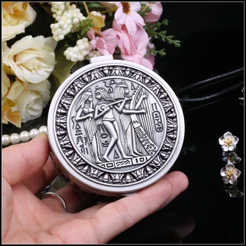 

Vintage Jewelry Box Egypt Carved Decor Necklace Ring Bracelet Storage Box Trinket Chest Gift Boxes Jewellery Display Organizer