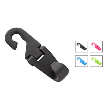 

1PCS Multi Use Auto Fastener Clip Universal Car Back Seat Headrest Hanger Holder Hook For Bag Purse Cloth Grocery Storage