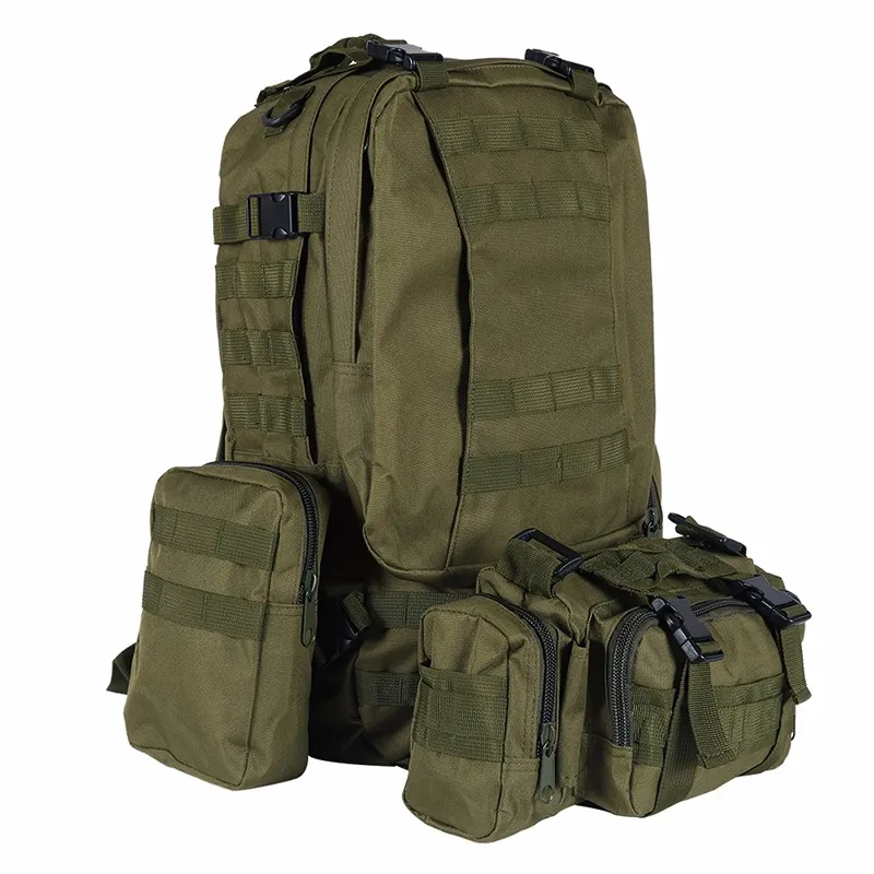Водонероницаемый Рюкзак Molle 600D нейлон штурмовой армии военные тактические рюкзаки путешествия Кемпинг Туризм Сумки для экстренных ситуаций 50L