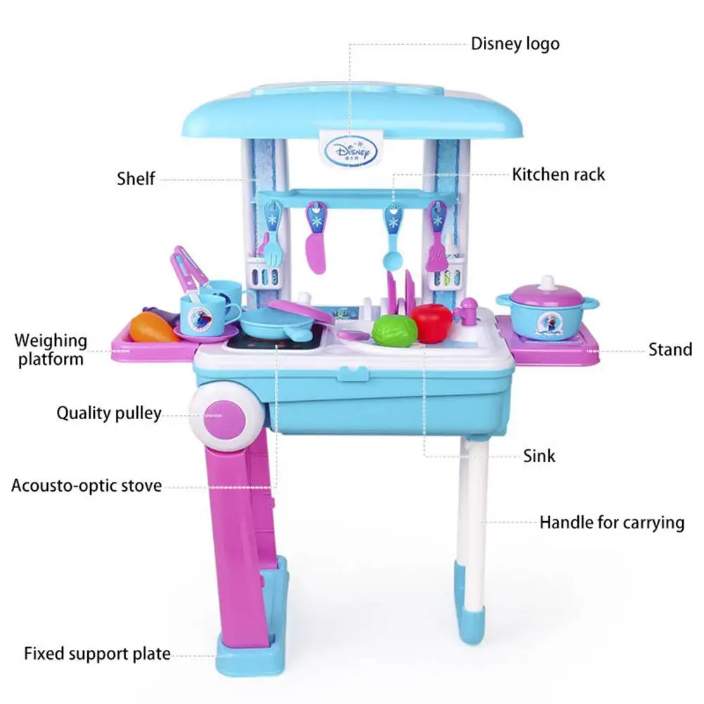 Замороженные Дети Кухня Шеф кухонная утварь кухонный набор ролевые игры игрушки