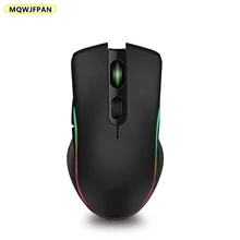 

2.4 GHz Rechargeable Wireless Gaming Mouse Wireless Mouse Colorful Lights 1600 DPI for PC Desktop notebook