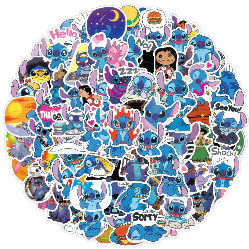 10/30/50PCS Disney Kawaii Lilo & Stitch Stickers for Phone Case  Scrapbooking Water Bottle Waterproof Cartoon Decal Kid Gift - AliExpress