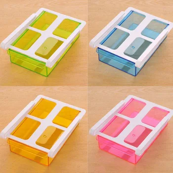 

Drawer Refrigerator Storage Box Plastic Fresh-keeping Partition Layer basket Multi-purpose Storage Drawer Storage binsHolder #
