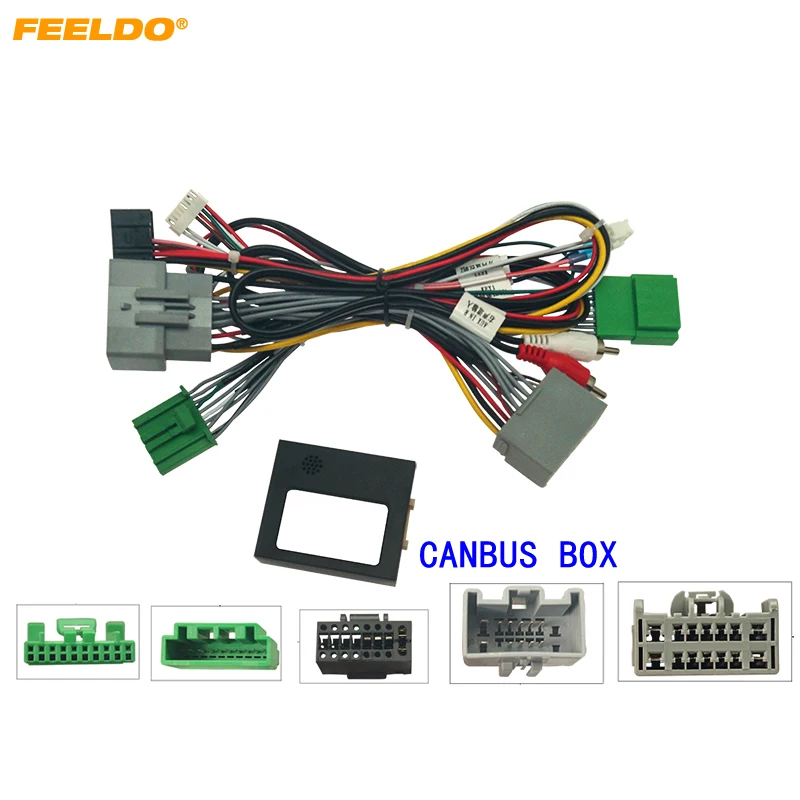 Автомобильный Кабель питания FEELDO на базе Android 16PIN с can-шиной для Volvo XC90 08-13