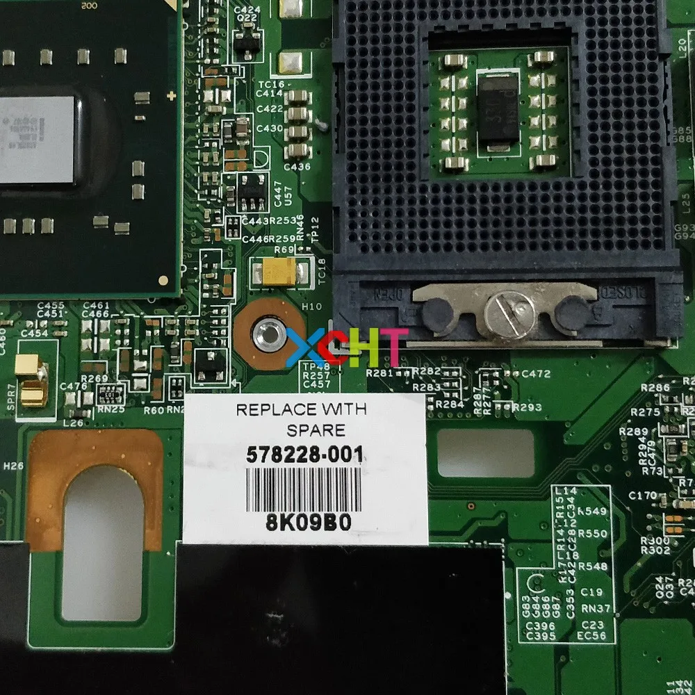 XCHT для hp G60 CQ60 G60T-500 578228-001 48.4FQ01.011 DDR2 Материнская плата ноутбука протестированы и отлично работает