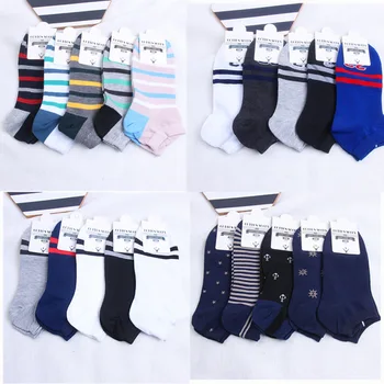 

Men's socks cotton socks spring andsummer thin low-top socks boatsocks sweat-absorbent short tube sports breathable stealthsocks