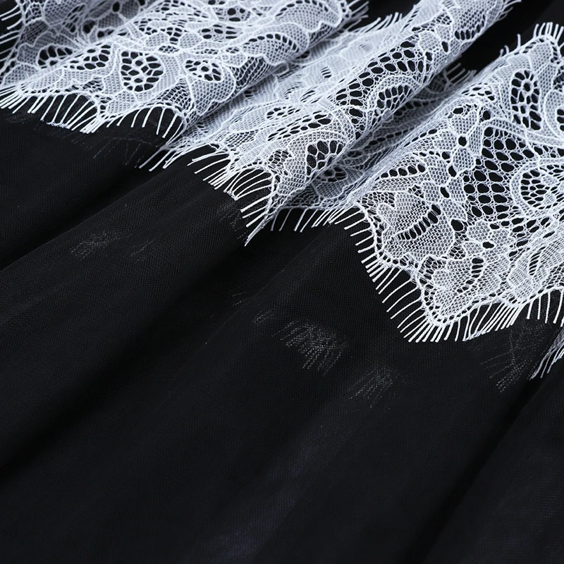 Bqueen, новинка, Vestidos, женское сексуальное платье без бретелек, без рукавов, кружевная, с цветочным рисунком, Сетчатое платье с повязкой, вечерние платья, Клубное летнее платье с оборками