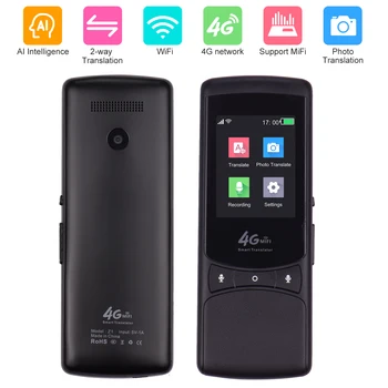 

Smart Instant Language Translator Device with 2.4 Inch Touchscreen 75 Languages Real Time Two-Way Voice Translation Support WiFi
