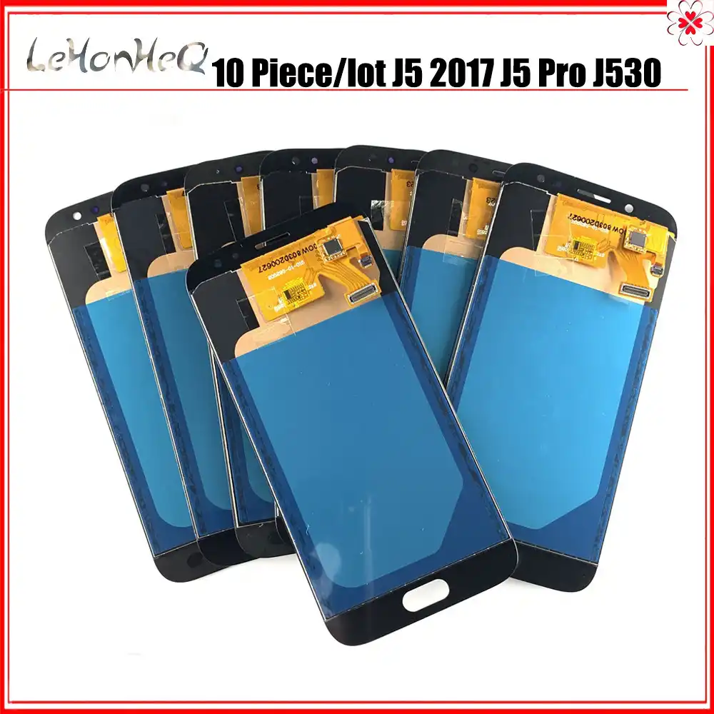Wholesale 10 Pieces Lot J530 Lcd For Samsung Galaxy J5 Pro J530 J530f Lcd Display Touch Screen Digitizer Assembly Mobile Phone Lcd Screens Aliexpress
