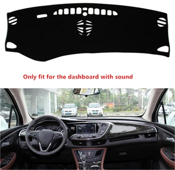 

SJ Non-Slip Car Inner Auto Dashboard Cover Dashmat Pad Sun Shade Dash Board Cover For Buick Envision With Sound 2014 15 16-2017