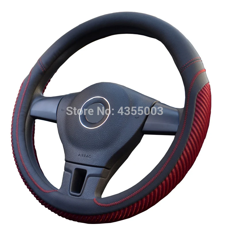 Ice silk Steering wheel cover 36/37/38/39/40 CM Or Type D Shape Non-slip Universal Motion Fashion Car handle New Four seasons | Автомобили