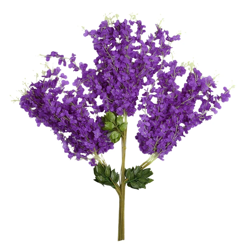 

12 Purple Ceiling Wedding Decoration Flower Simulation Flower Simulation Bean Flower String Simulation Wisteria Flower