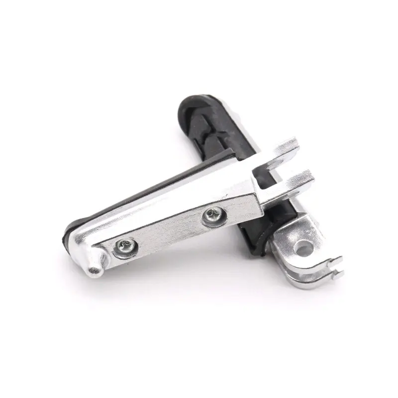 Pratical Foot Pegs 1 Pair Silver Pedal Front Motorcycle Pedal Durable Rubber Front Pedal for Honda CB1300