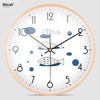 

16-inch Silent Wall Clock Nordic Creative Household Quartz Watch 's Pocket Watch Bedroom Living Room Children Digital Acrylic
