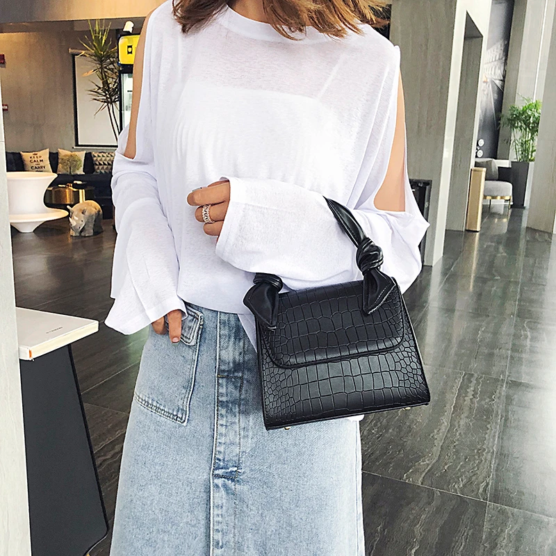 Mini Alligator Shoulder Bags for Women 2019 New Fashion Tote Girls' Flap Female Luxury Handbags Ladies Crossbody Messenger Bag | Багаж и