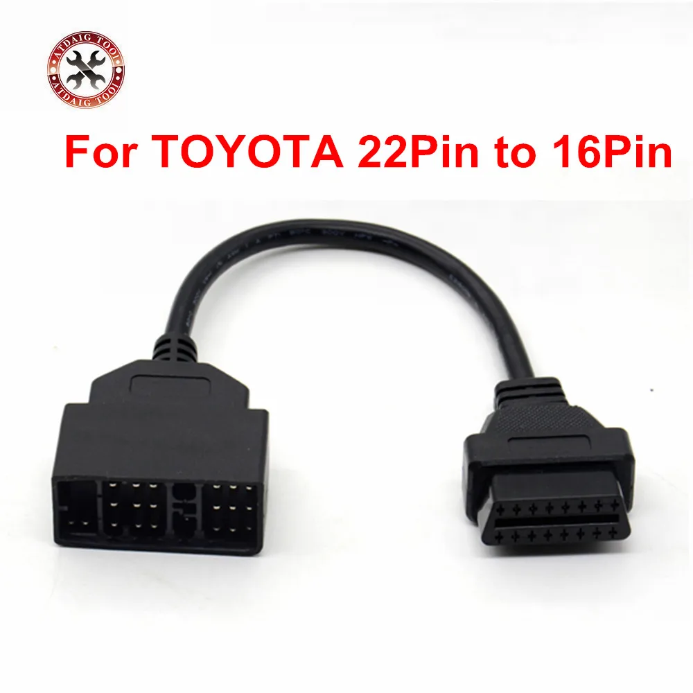 22PIN to 16PIn Мини VCI V12.00.127 ТИС Techstream OBD2 USB кабель с OBD 22PIN до 16PIn - Цвет: 22PIN to 16PIn