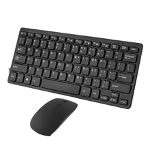 2,4 ГГц игровые Мультимедийные кнопки комбинированные беспроводные универсальные снижают уровень шума Нескользящая клавиатура мышь набор ультра тонкий оптический Мини Дом
