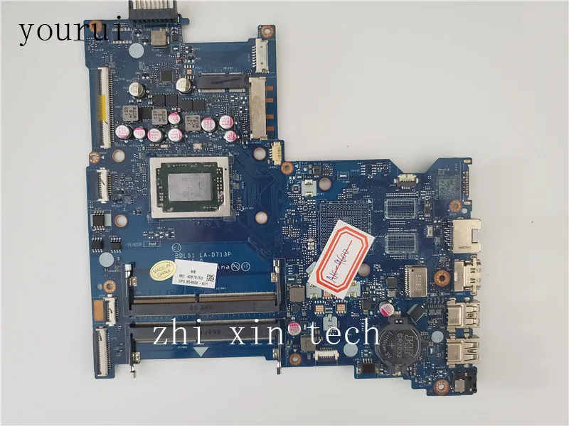 yourui 854958-001 854958-601 BDL51 LA-D713P Mainboard For HP 15-B 15-BA Laptop motherboard with A10-9600P Fully test | Компьютеры и