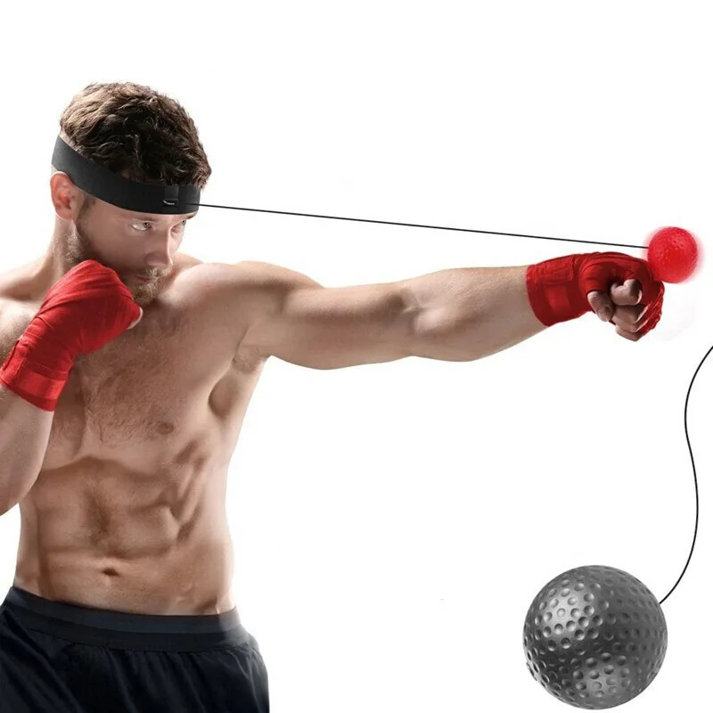 Boxing Fight Ball Punch Exercise Head Band Reflex Speed Training Equipment UK Boxing Fight Ball Punch Exercise Head Band Reflex Speed Training Equipment UK