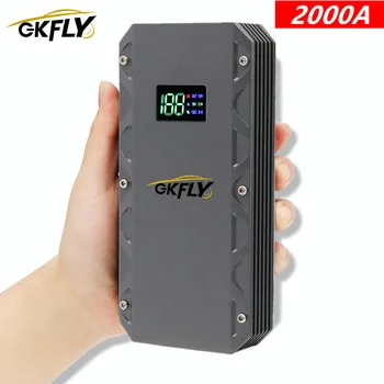 

GKFLY 2000A Car Jump Starter 24000mAh Starting Device Emergency Power Bank Car Booster Battery For Petorl Diesel Car