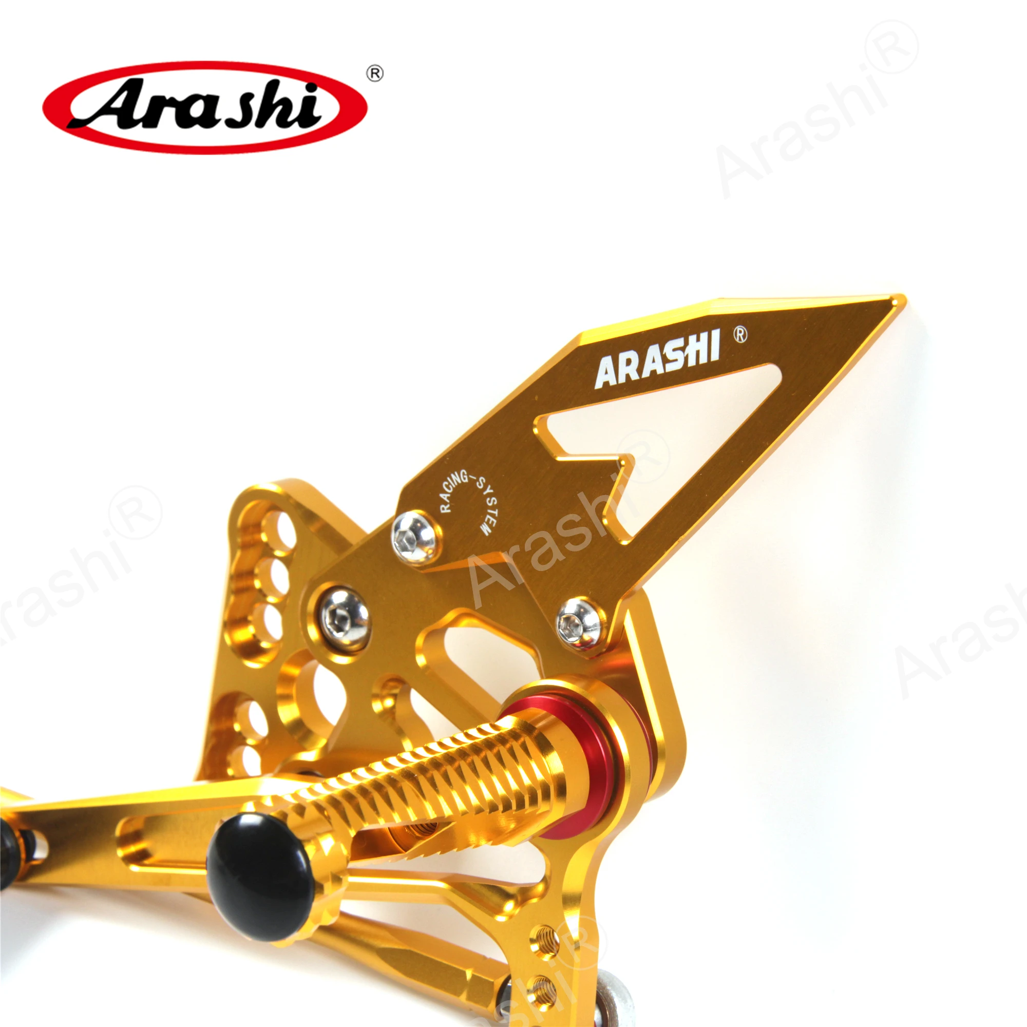 Arashi для SUZUKI GSXR1000 2005 2006 K5 K6 1 комплект ЧПУ Райдер задний Регулируемая подставка ног