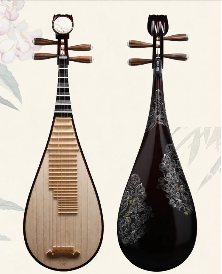 99AA-XY Профессиональный Китайский традиционный lute pipa 4 струны китайский lute solidwood pi pa