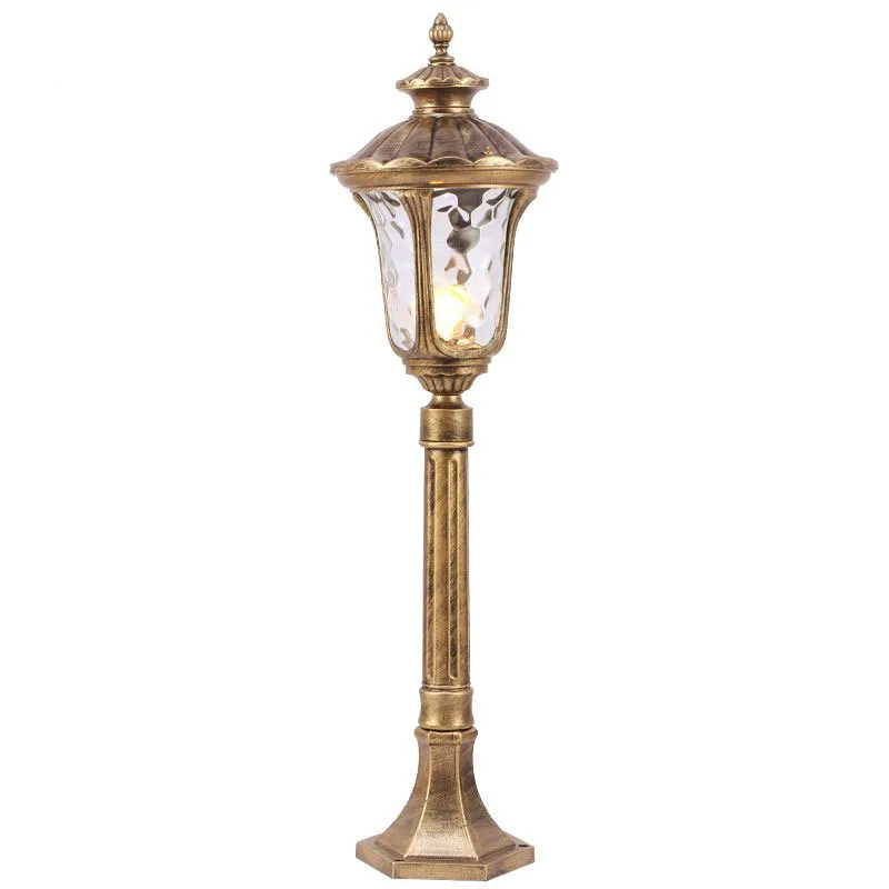 European Style Retro Home/Engineering Lawn Light Outdoor Waterproof Garden Road High Pole Light E27 solar garden lights