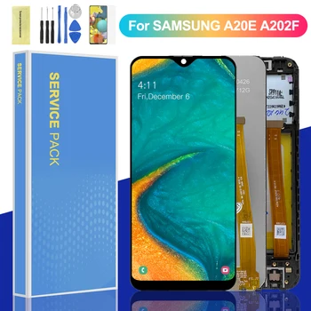 

100% Original Display For Samsung Galaxy A20e A202 A202F LCD Display Touch Screen Digitizer Assembly Replacement Parts