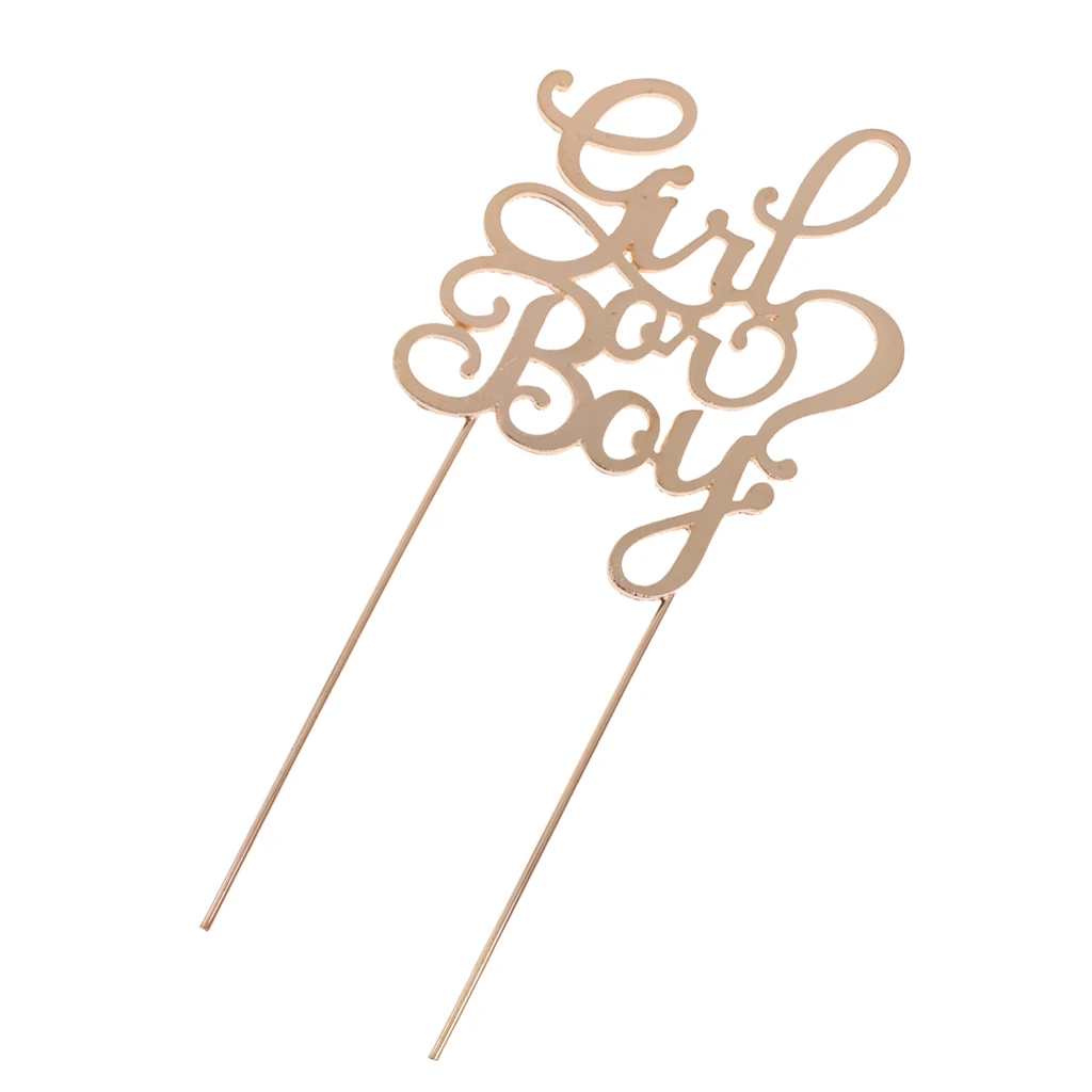 Stunning Rhinestone Girl Or Boy Cake Topper Baby Shower Decoration