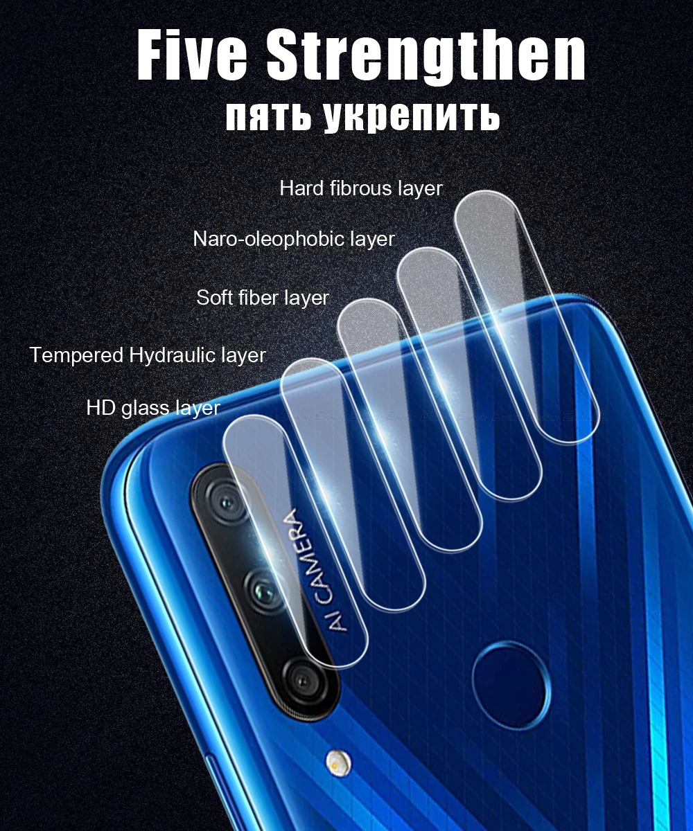 Защитная пленка для объектива задней камеры из закаленного стекла Huawei Honor 9S 9X 9C