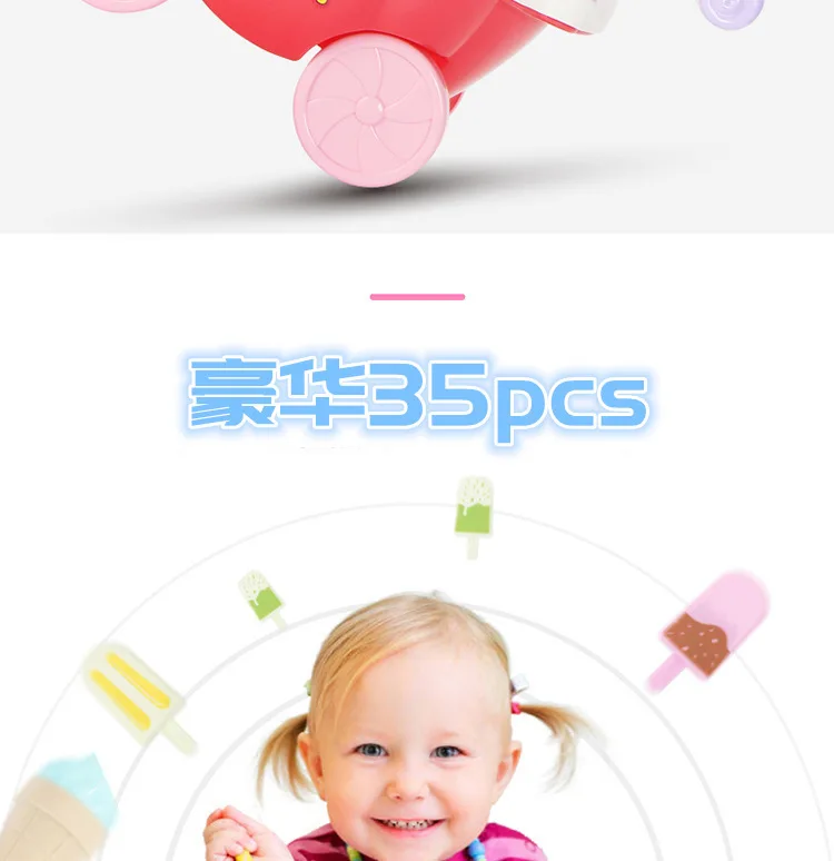 Детская Игровая кухня обучающая игрушка мини конфетная корзина для девочек Мороженое магазин набор универмаг