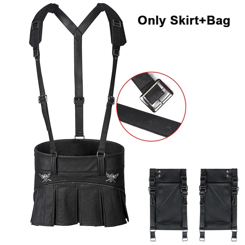 Only skirt bag Игра Final Fantasy VII Косплей Костюм тифа Локхарт нарядное платье юбка костюмы на Хэллоуин для женщин карнавальные сапоги для взрослых девочек - Цвет: Only skirt bag