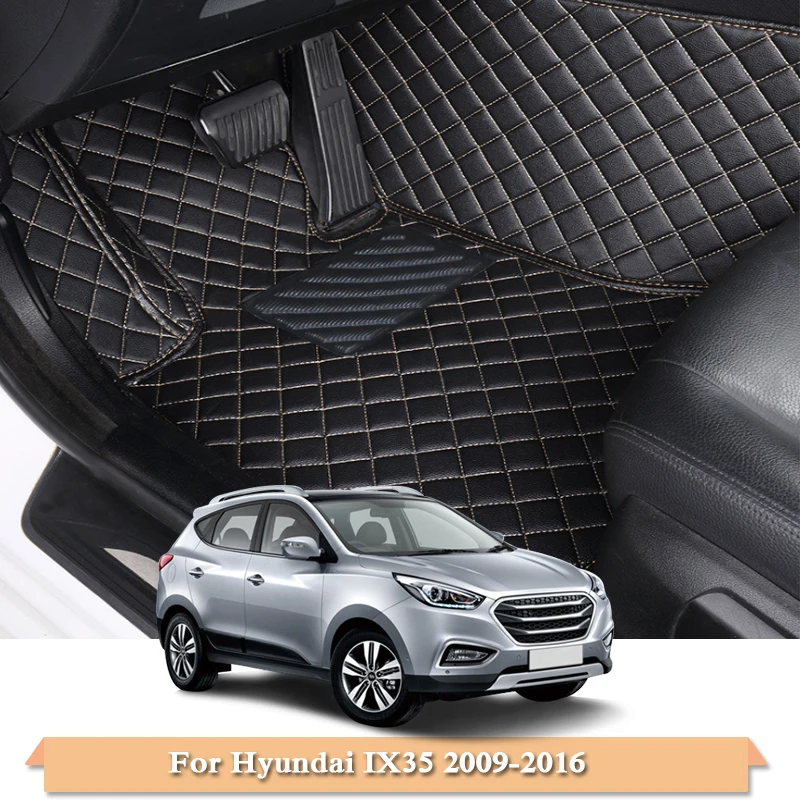 Автомобильный Стайлинг, автомобильные коврики для hyundai Elantra IX25 CRETA IX35 Santa Fe IX45 2009- LHD, автомобильный коврик для ног