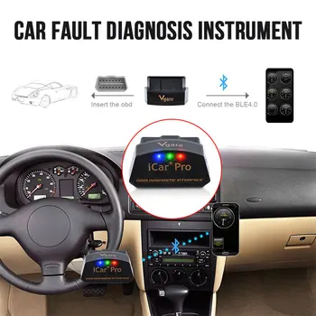 

Bluetooth 4.0 OBD2 Scanner for MINI Tool Icar Pro Obd Universal Cars ELM327 OBD2 Diagnostic Tool